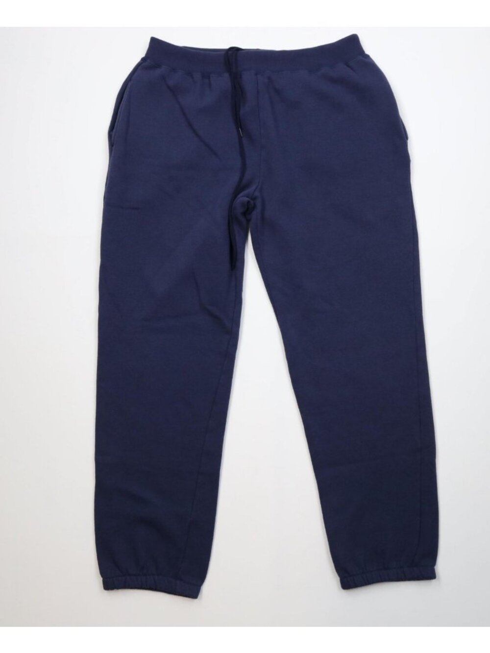 Vintage 90s Wilson Mens Large Faded Blank Cuffed Sweatpants Joggers Pants Blue